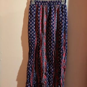Boho maxi skirt